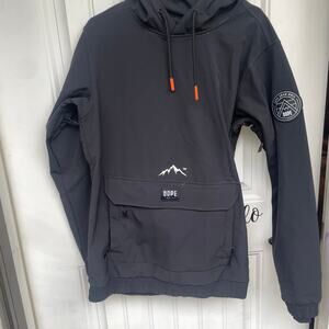 DOPE brand Wylie blizzard snowboard jacket pullover black size Medium